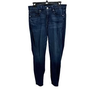 Good American Women's Skinny Jeans - Dark Blue